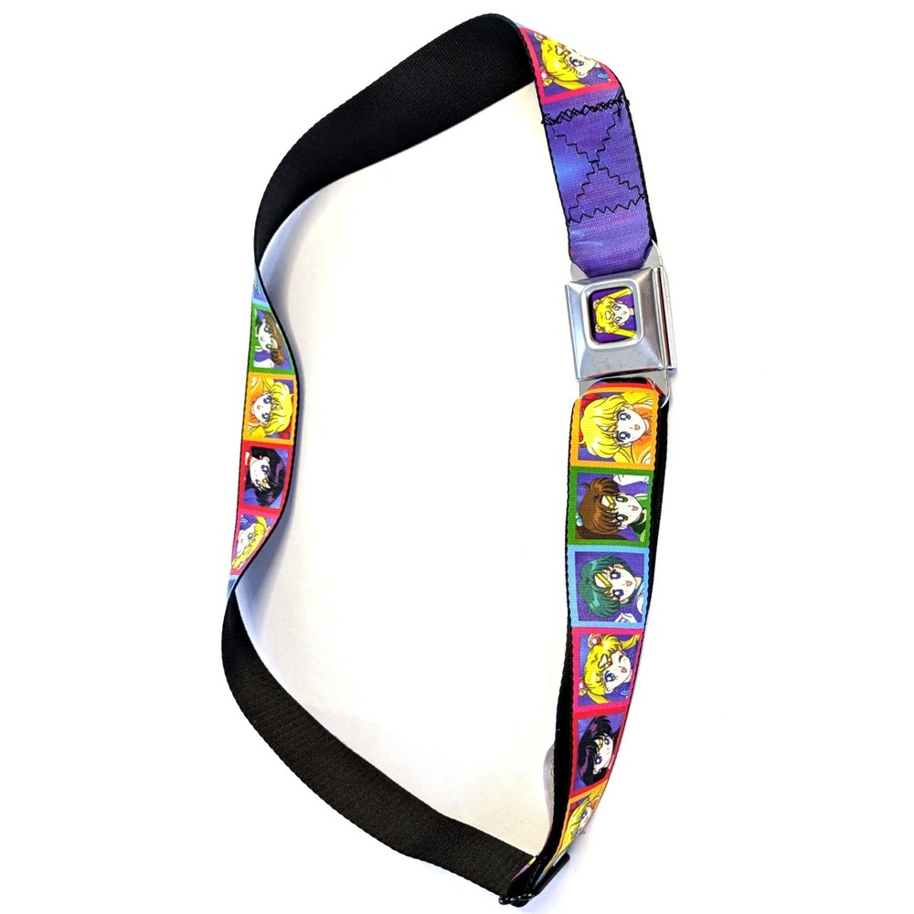 Sailor Moon Buckle-Down Cosplay Belt Anime Graphic Print Adjustable Multi Color